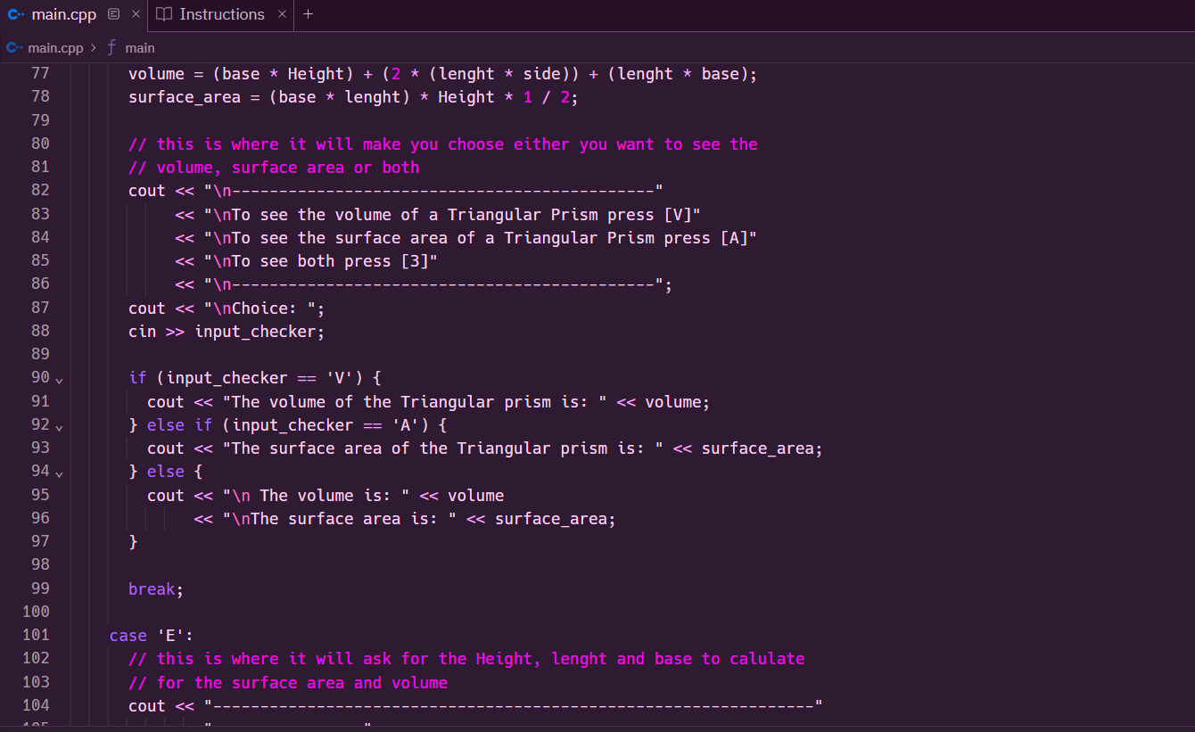 Thumbnail of Second C++ Calculator Project